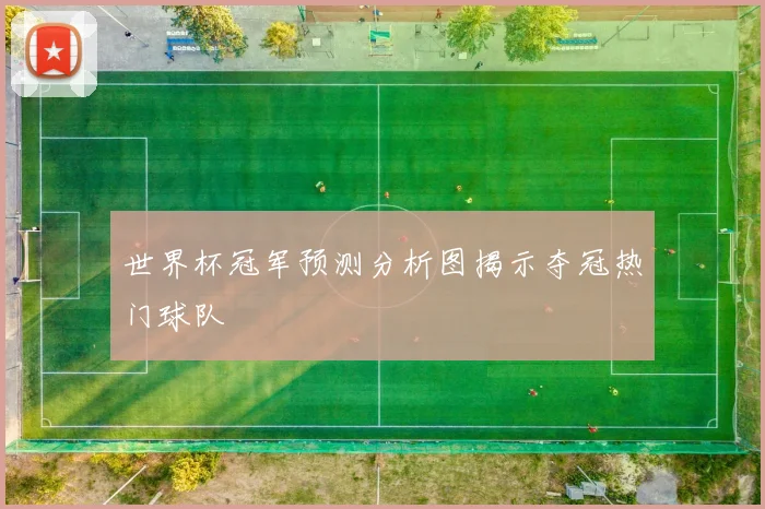 世界杯冠军预测分析图揭示夺冠热门球队
